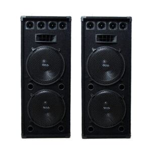 bafle doble 2x 15″ con tweeters y rejas metÁlicas