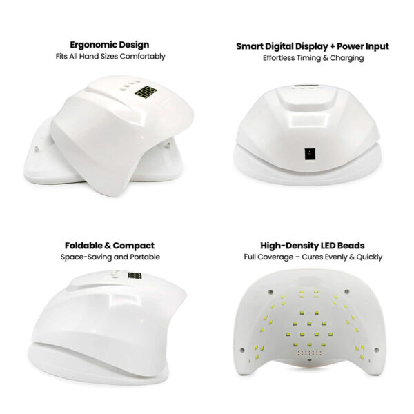 sun x professional gel polish led nail dryer lamp