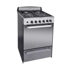 cocina la mÁgica euro acero espejada – gas natural – 56 cm – acero inoxidable