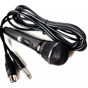 micrófono dinámico moon m23. vocal, de mano, con cable