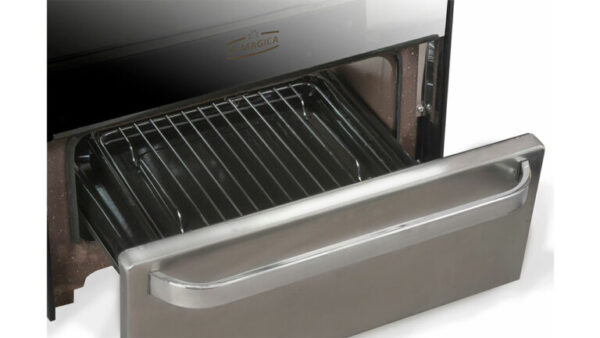 cocina la mÁgica euro acero espejada – gas natural – 56 cm – acero inoxidable