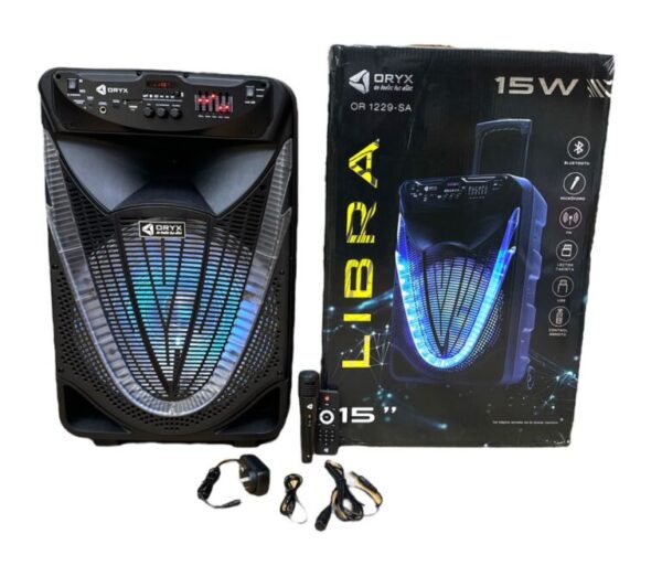 parlante libra 15" c/carro 15w orix or1229 sa