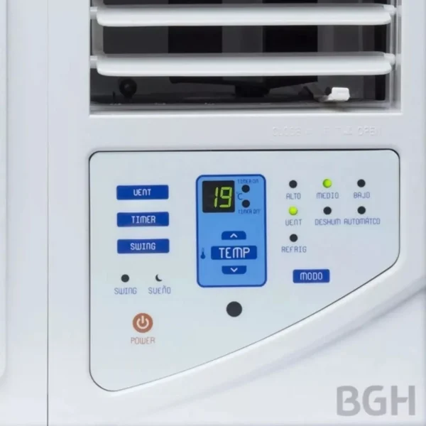 aire acondicionado de ventana bgh 3400w frio solo bc35wfq