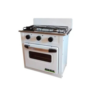 anafe 2 hornallas con horno a gas env bram metal