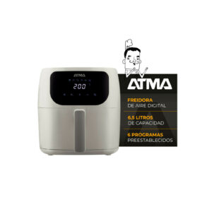 freidora sin aceite atma fr60 – 6 litros – negra