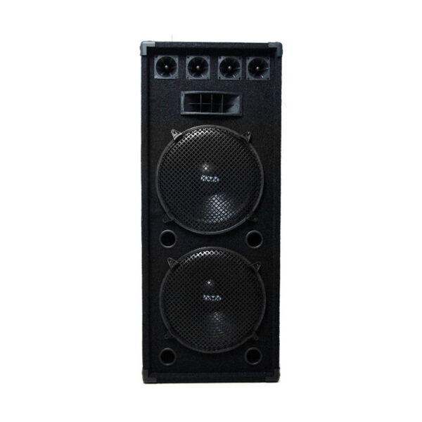 bafle doble 15″ con tweeters y rejas metÁlicas