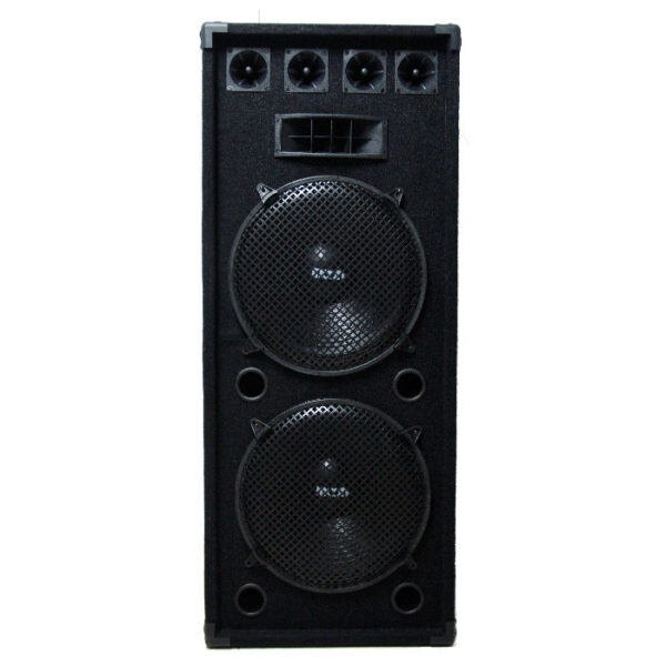 bafle doble 15″ con tweeters y rejas metÁlicas