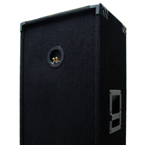 bafle doble 15″ con tweeters y rejas metÁlicas