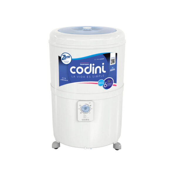 lavarropas codini silent 4052 – semiautomÁtico 10 kg