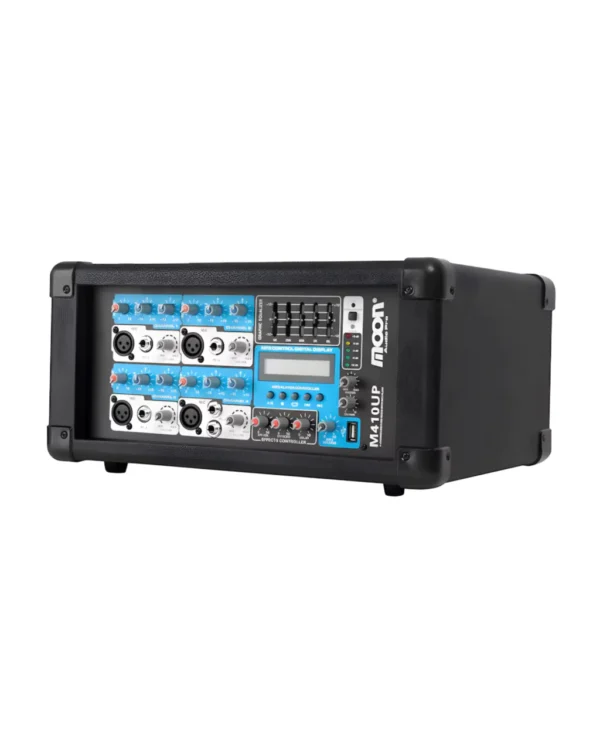 consola potenciada moon m810up – 4 canales, usb y efectos – 100w