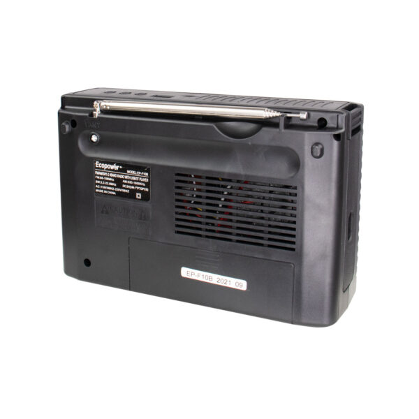 Rádio Portátil Ecopower EP-F10B - USB/SD/AUX - AM/FM/SW - Bluetooth - Image 3