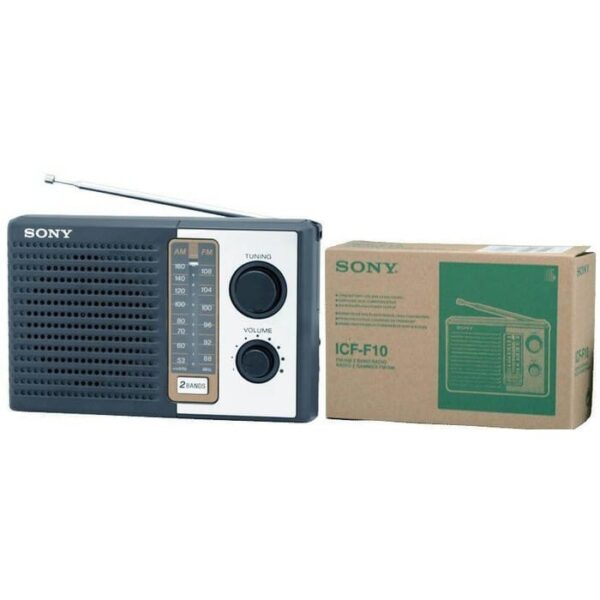radio fm/am 2 band sony icf f10