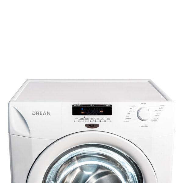 lavarropas carga frontal drean next 8.12 eco 8 kg blanco