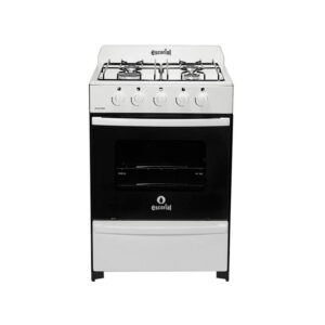cocina escorial master classic – gas natural – 56 cm – blanco/negro