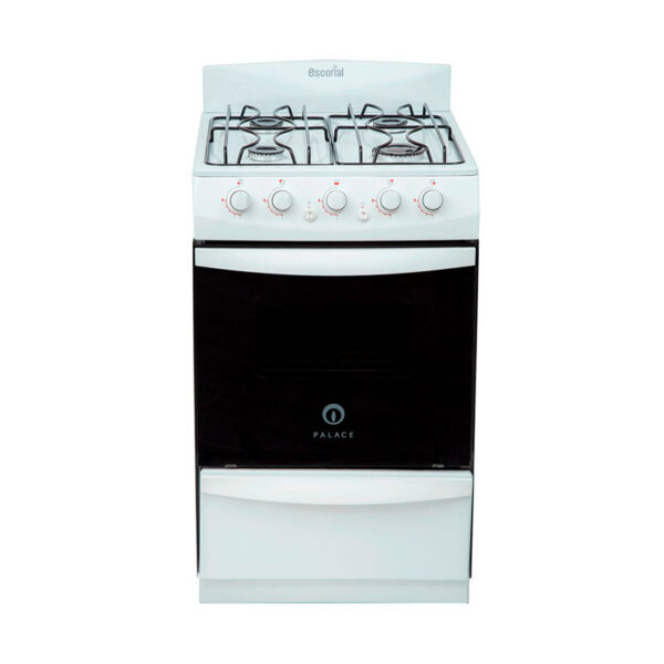 cocina escorial palace cristal – gas natural – 51 cm – blanca