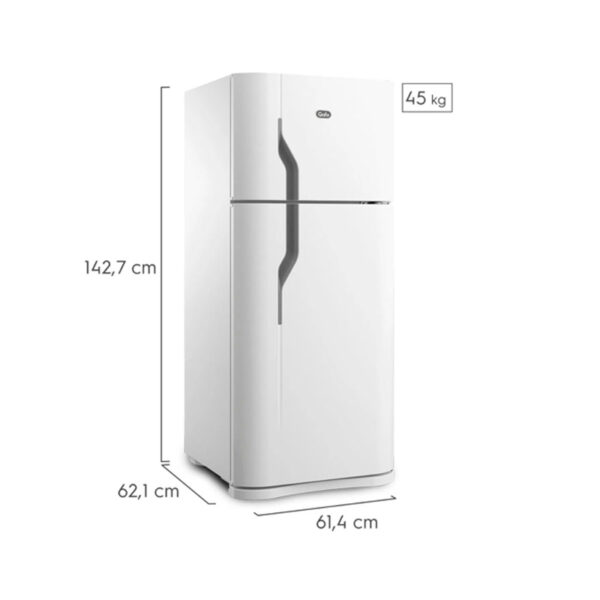heladera gafa hgf358 blanca con freezer 282 l
