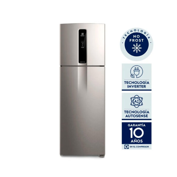 heladera electrolux no frost 408l autosense iw43s