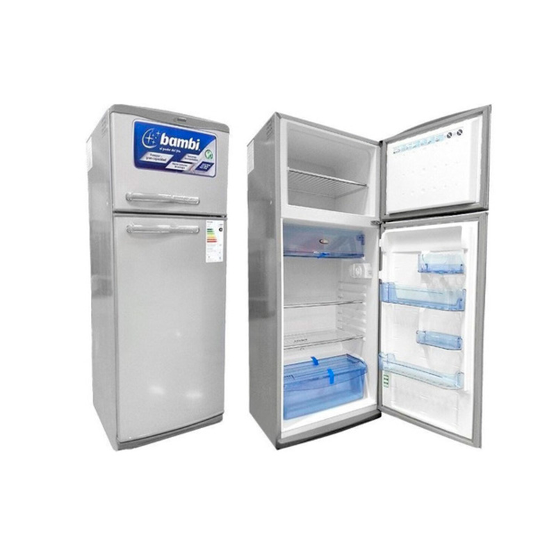 heladera con freezer bambi 2f1600 plata heladera con freezer bambi 2f1600 plata