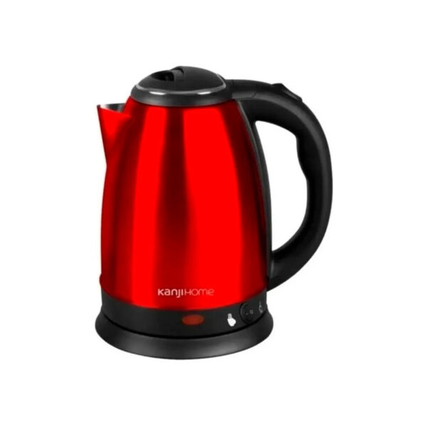 pava elÉctrica kanji para mate y cafÉ – acero roja/negra