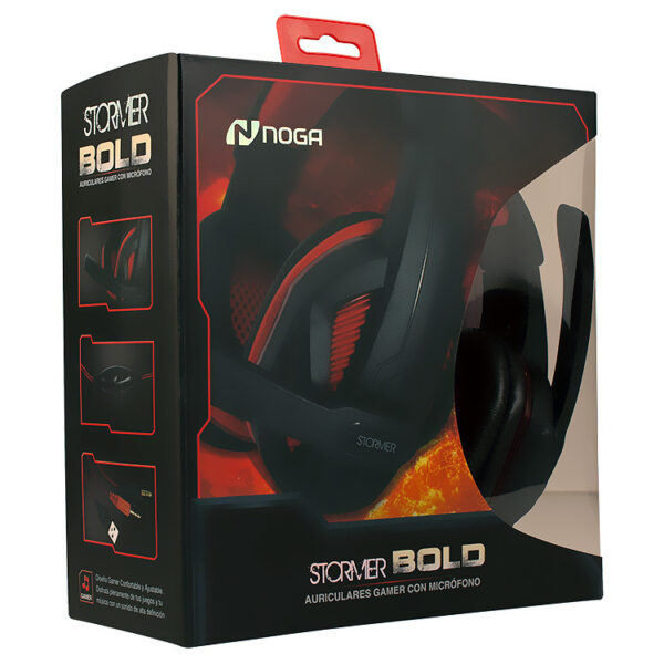 auriculares gamer con microfono noga stomer bold