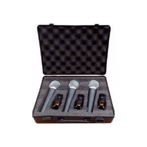 pack de 3 micrÓfonos dinÁmicos moon m59 — set x3