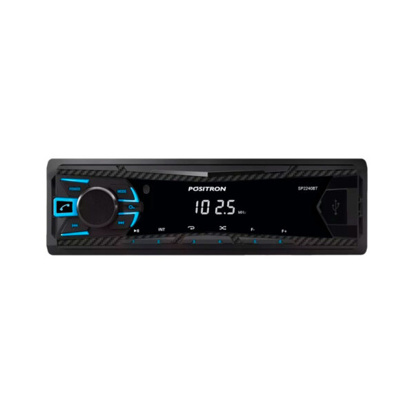 autoestÉreo positron sp2240bt con bluetooth, usb y radio am/fm