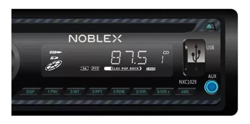 autoestÉreo noblex nxr1009 usb aux radio autoestÉreo noblex nxr1009 usb aux radio