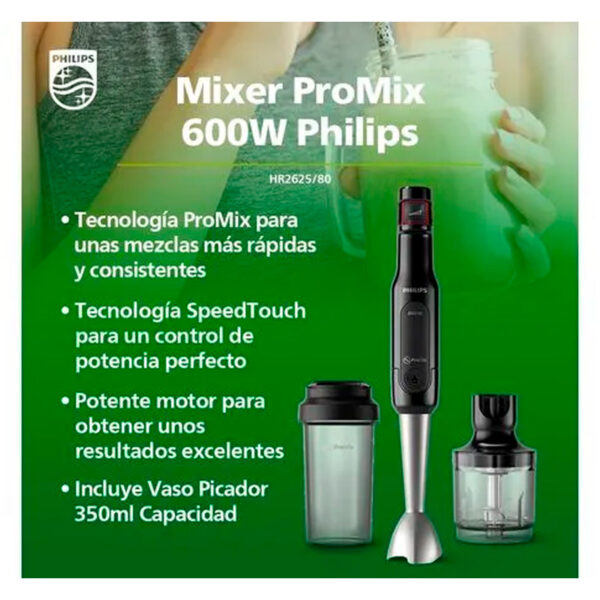 mixer philips 600w hr2625