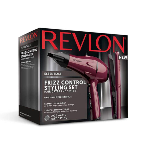 SET REVLON SECADOR + PLANCHITA DE PELO RVDR5230LA