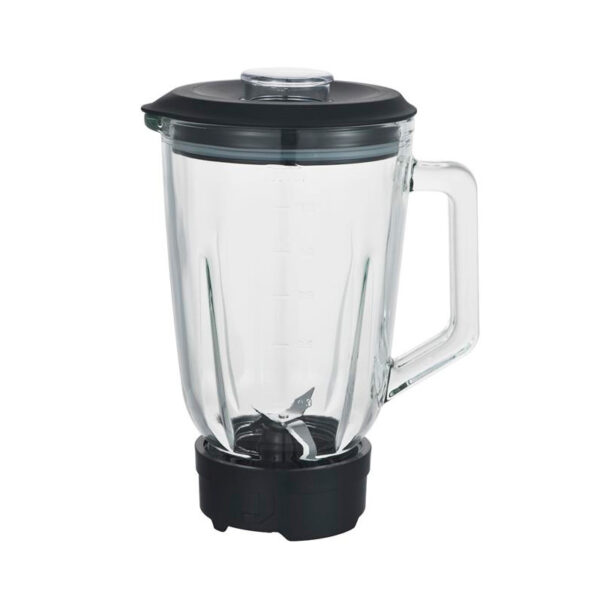 licuadora midea tb m115xar1 con vaso de vidrio y base de acero inoxidable