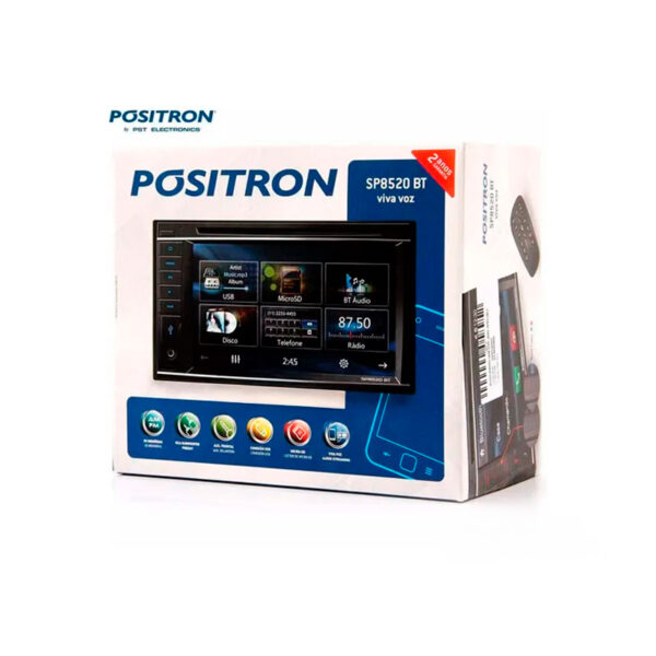 autoestÉreo positron sp8520bt (doble din)