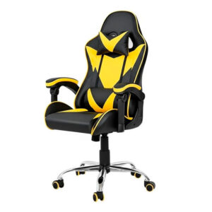 silla de escritorio senon bgs01 gamer ergonÓmica negra y amarilla