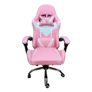 silla de escritorio senon bgs01 gamer ergonÓmica rosa y blanca