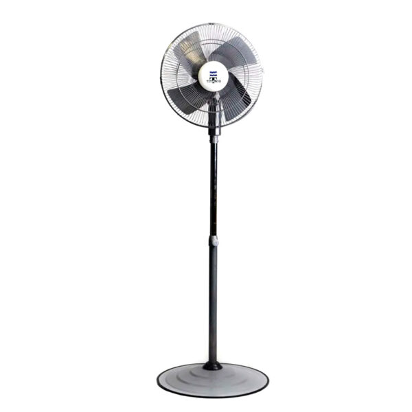 ventilador de pie titanio 16" 75w palas de chapa metÁlicas