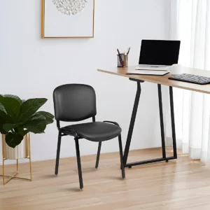 Home silla de oficina sin apoyabrazos cuerina modelo nv12