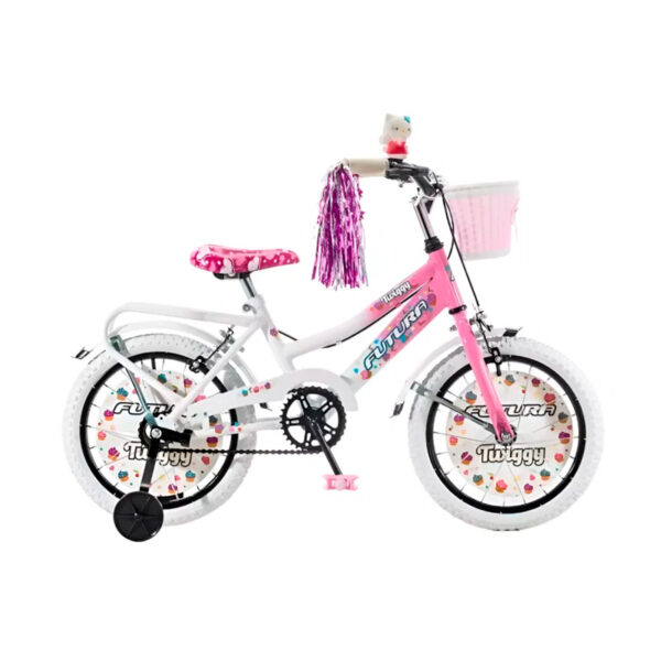 bicicleta futura rodado 16 twiggy modelo 4045 nena con canasto