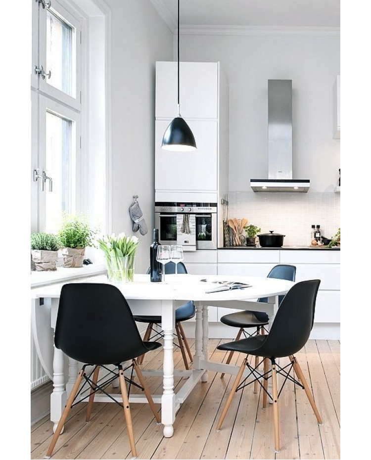 silla eames blanca/negra silla eames blanca/negra