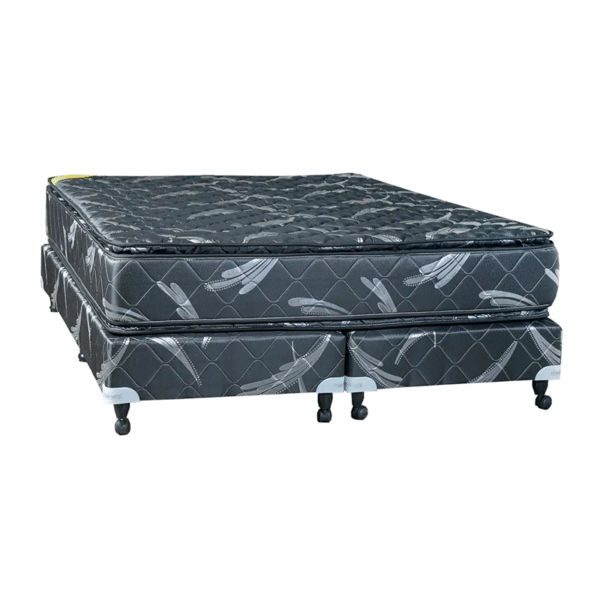 colchÓn oro brisas maxiking 30cm 30kg x200 con pillow + 2 sommiers de 100cm