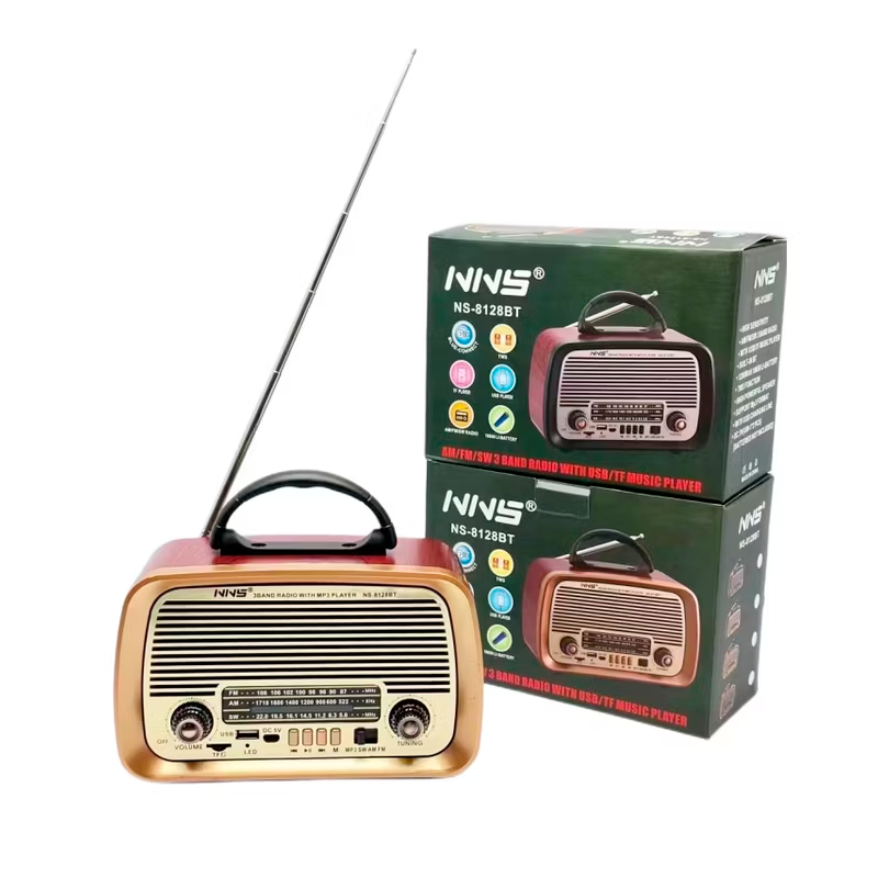 radio / parlante vintage retro ns 8128bt radio / parlante vintage retro ns 8128bt
