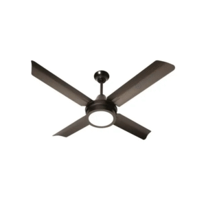 ventilador de techo de chapa negro con led everest ev050l