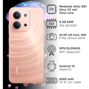 xiaomi redmi 15c 8gb ram 256gb almacenamiento