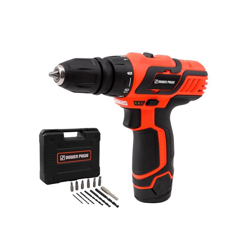 dowen pagio taladro atornillador a baterÍa recargable 10mm – reversible, 2 velocidades dowen pagio taladro atornillador a baterÍa recargable 10mm – reversible, 2 velocidades