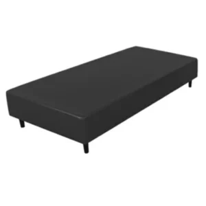 Recién Llegado sommier de ecocuero 100x190 de 1 plaza y media confort y diseÑo