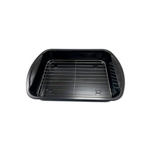 asadera acero carbono con rejilla 40x28